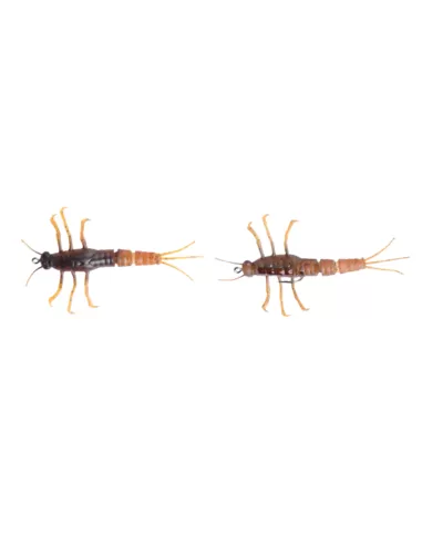 Savage Gear 3D Tpe Mayfly Nymph Imitazione di una Ninfa Pesca Spinning 5cm 2.5gr Esche Artificiali Savage Gear