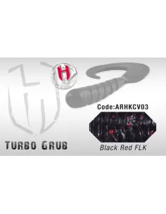 Herakles Turbo Grub 14 cm confezione da 4 pz Esche Artificiali Herakles 2
