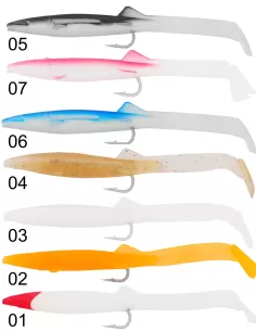 Seika Atashi esca da pesca siliconica da spinning e traina leggera 3pz 105mm Traina Seika 2