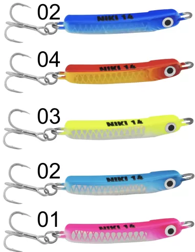 Seika Niki Jig Metal jig ideale per la pesca in-shore e off-shore 28 gr 60mm Jig Seika