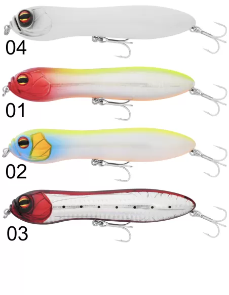 Seika Poppy 130 mm 30 gr WTG Galeggiante micidiale per barracuda e pesci serra Esche Artificiali Minnow Seika