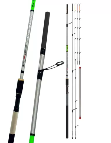 Kolpo Kmathrix Feeder canna da pesca in carbonio alto modulo super sottile con tre vette Canne Feeder Ledgering Kolpo