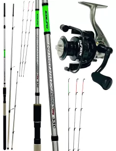 Kolpo Feeder fishing kit with 50g carbon rod + reel Kolpo feeder kit