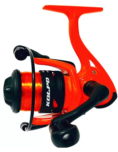 Kolpo Neon Orange mulinello da pesca con filo 3bb 5.2:1 Mulinelli Frizione Anteriore Kolpo