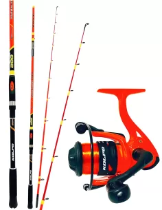 Kolpo fishing kit for the boat rod with 200 gr crosspiece with reel and line Kolpo Bolentino kit
