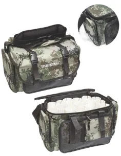 Mistrall borsa porta accessori e artificiali da pesca multi tasca per jig e minnow 42x22x22 cm Borse porta attrezzatura Mistrall