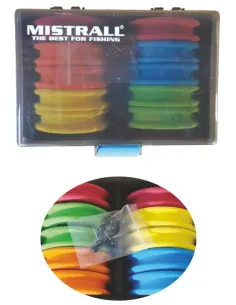Mistrall box with 10 round line winders Mistrall Fishing Boxes