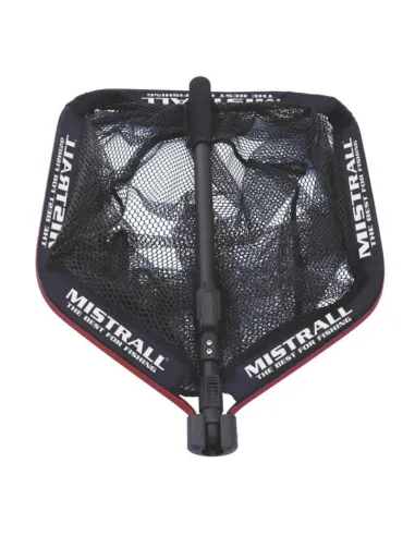 Mistrall guadino da barca robusto 2 sezioni 1.45mt 45x55 cm maglia 8x6 Guadini Mistrall