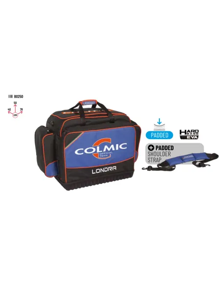 Colmic borsa londra con fondo rigido 40x50x70 cm Borse porta attrezzatura Colmic