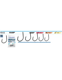 Colmic MR470 amo da pesca con occhiello per grosse prede Ami Occhiello da Pesca Colmic