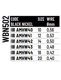 Colmic WBN502 amo da pesca con paletta black nickel senza ardiglione indicato per la pesca in carpodromo Ami Paletta da Pesca... 2