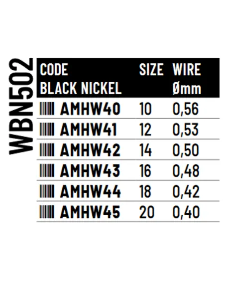 Colmic WBN502 fishing hook with black nickel barbless blade suitable for carp fishing. Fishing Blade Hooks...