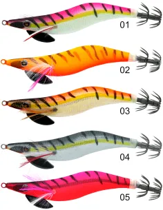 Herakles Sensei Egi striped Series Totanara misura 3.0 Totanare e polpare Herakles