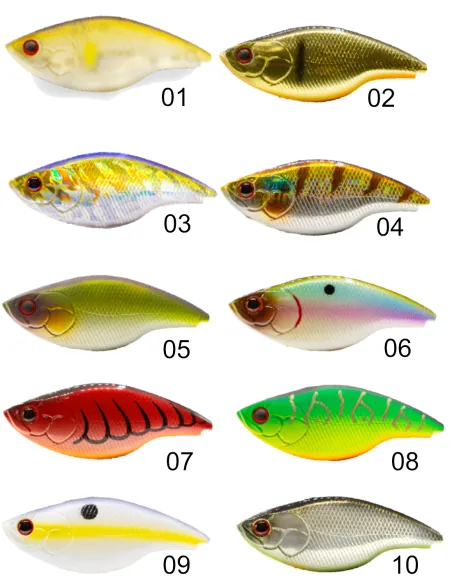 Herakles Blaze lipless crankbait 73mm 17gr sinking Esche Artificiali Minnow Herakles