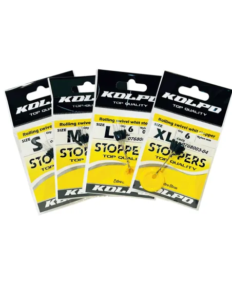 Kolpo Stopper black for the construction of surfcasting beams 6 pcs Kolpo Stopper
