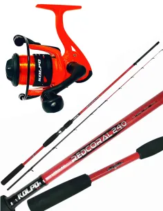 Kolpo complete boat kit with rod, reel and line ideal for bottom fishing and light drifting 2