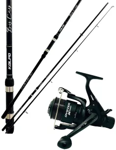 Kolpo Kit Carpfishing Canna Mulinello e filo Kit da pesca Carpfishing Kolpo 2