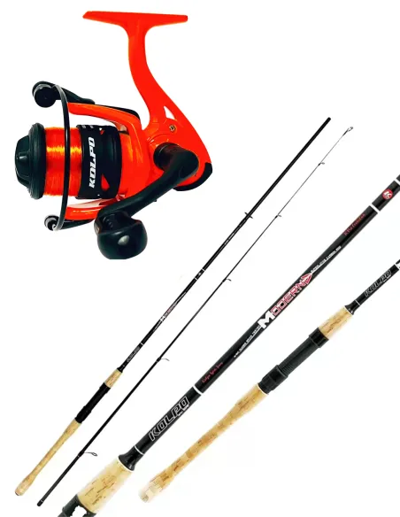 Kolpo Spinning Rod + Reel Combo Kit with Line