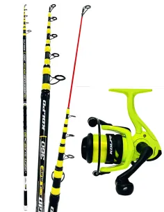 kolpo kit completo pesca surfcasting con canna mulinello e filo Kit Surfcasting Kolpo