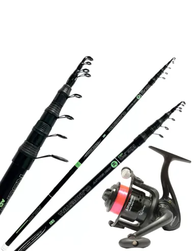 Combo Fishing Trout Stream Rod 5m Reel and Line Trout Kit Kolpo