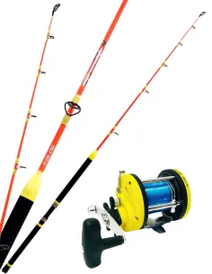 Kolpo combo da pesca dalla barca traina costiera Kolpo Laguna Troll + Kolpo Sopravvento Kit Traina Kolpo