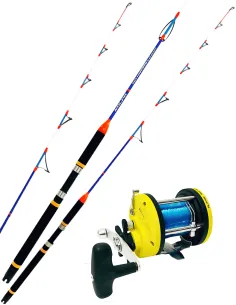 Kolpo combo da pesca dalla barca traina costiera Kolpo Laguna Troll + Kolpo Sottovento LC Kit Traina Kolpo