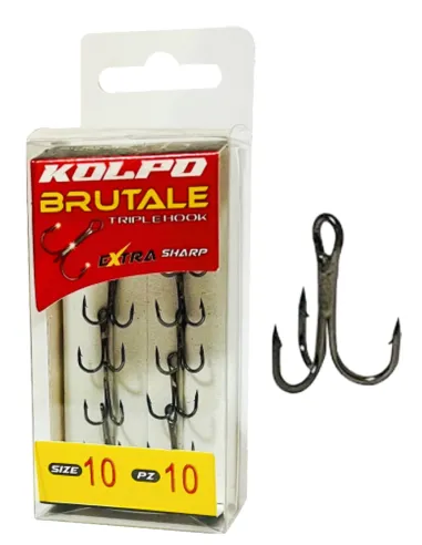 Kolpo ancorette brutale black nikel Ancorette da Pesca Kolpo