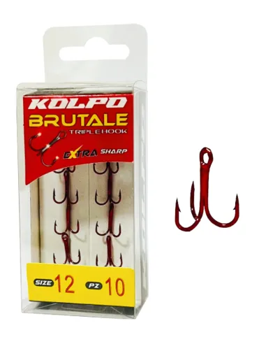 Kolpo ancorette brutale red nikel Ancorette da Pesca Kolpo