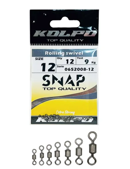 Kolpo Girelle Rolling ad alta rotazione 12 pz Girelle Kolpo