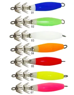 Yamashiro squid hook multicolor per la pesca al polpo e seppia Totanare e polpare Yamashiro