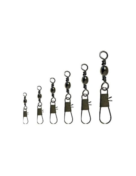 Kolpo girella barrel swivel with interlock snap 12 pz girella con moschettone Girelle Kolpo