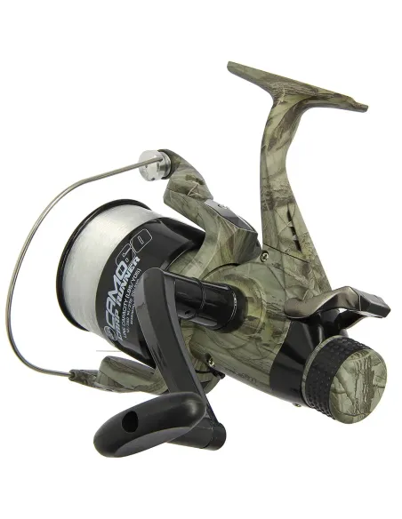 Angling Pursuits Camo 60 Reel - 3BB Carp Runner with 12lb Line and Spare Spool NGT Carp Fishing Reels