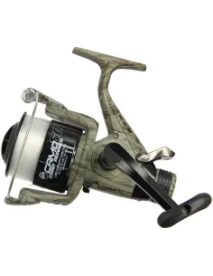 Mulinello Angling Pursuits Camo 60 - 3BB Carp Runner con lenza da 12 libbre e bobina di ricambio Mulinelli carpfishing NGT