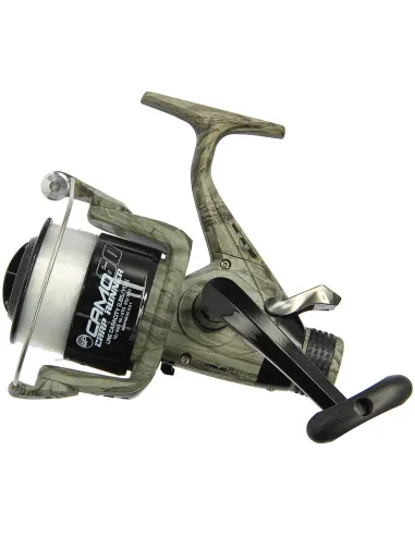 Mulinello Angling Pursuits Camo 60 - 3BB Carp Runner con lenza da 12 libbre e bobina di ricambio Mulinelli carpfishing NGT