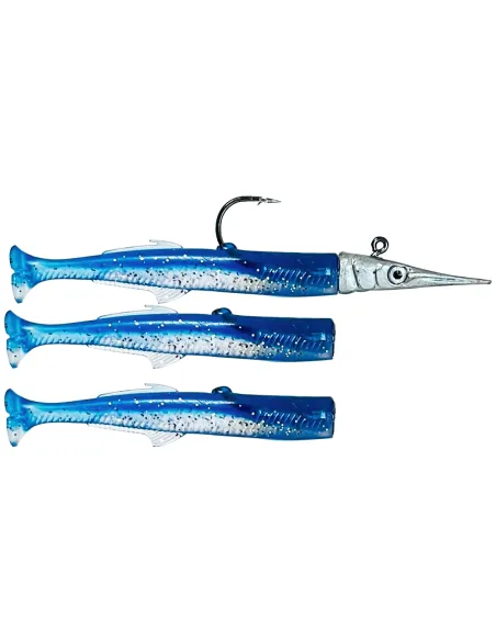 Kolpo rubberized artificial lures for sea fishing with spare tails Kolpo lead heads