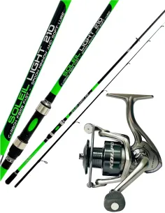 Kolpo kit Combo per la pesca delle seppie completo con canna e mulinello Kit da pesca Kolpo