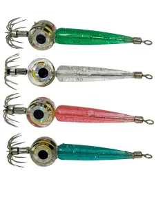 Kolpo squid jig with LED eye Flashing Strobe at Very High Brightness Squid Jig and Pulp Kolpo