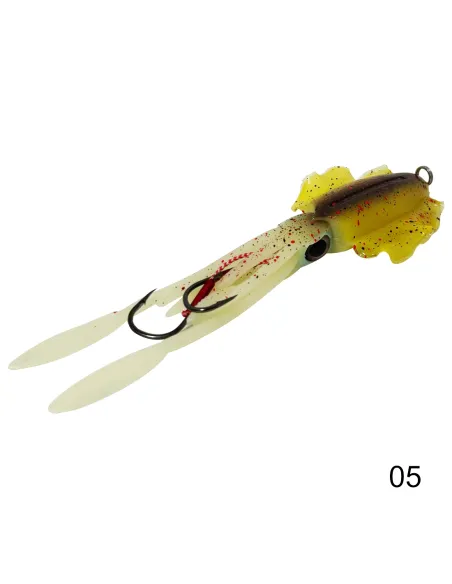 Kolpo Squid Soft Lure for trolling with glow body Home