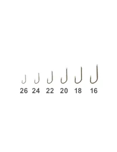 Tubertini fishing hooks series 30 bronzed medium shank narrow shape 25pcs Tubertini Fishing Hooks 2