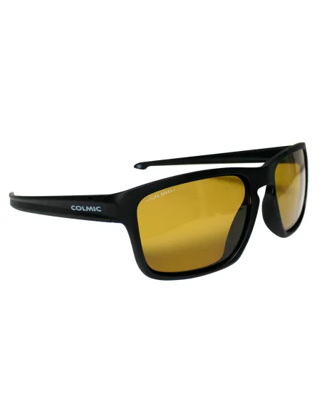Colmic Visible Yellow Occhiali da Pesca Polarizzati Sunfish con Custodia Occhiali Polarizzati da Pesca Colmic