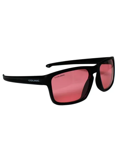 Colmic Visible Pink Occhiali da Pesca Polarizzati Sunfish con Custodia Occhiali Polarizzati da Pesca Colmic