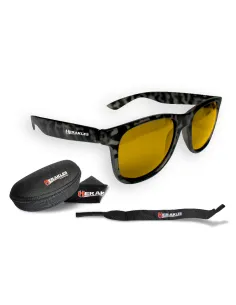 Herakles Camou Yellow Sunfish Polarized Fishing Glasses with Case