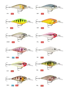 Rapala X-Light Shad 4 cm 4 g Rapala Minnow Rapala 2