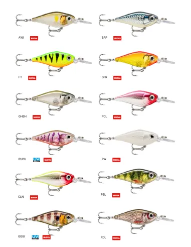 Rapala X-Light Shad 4 cm 4 g Rapala Minnow Rapala