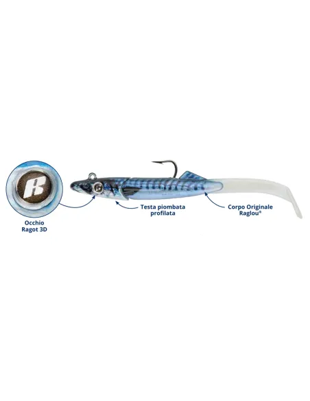Raglou Hybrid 8.50 cm 2 pz Siliconici Ragot