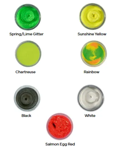 Berkley Powerbait Sinking Glitter Trout Dough sinking trout fishing paste Berkley Trout Dough