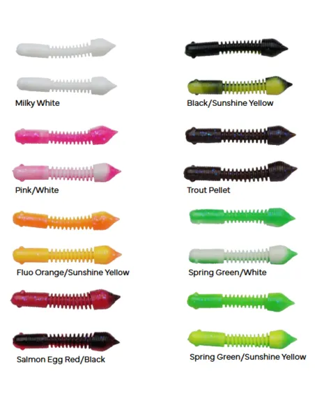 Berkley Powerbait power Pillar 40mm 12pz Esche per Trote Berkley