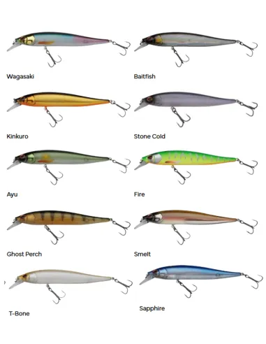 Berkley dex stuna 100 10.2gr 10cm Esche Artificiali Minnow Berkley