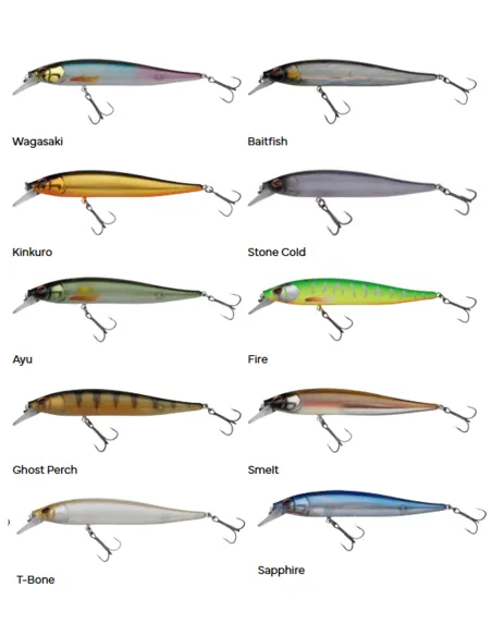 Berkley dex stuna 100 10.2gr 10cm Esche Artificiali Minnow Berkley