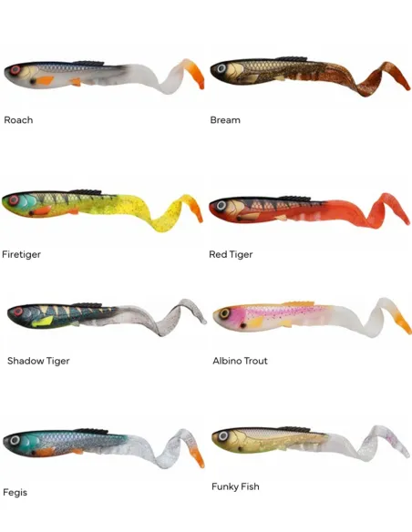 Abu Garcia Beast Curltail 21 cm sinking 89 gr Siliconici Abu Garcia